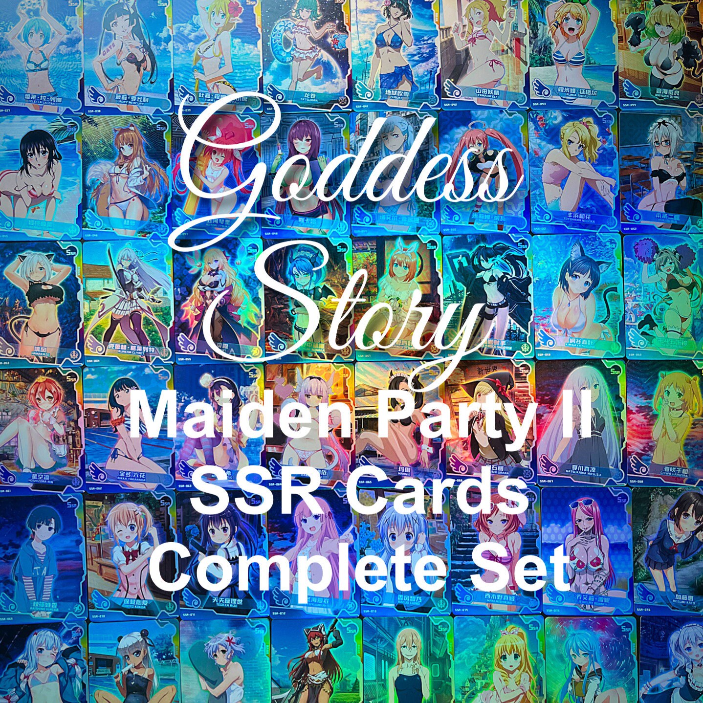 BARBARA GENSHIN IMPACT SSR Goddess Story Bikini Waifu Golden Letter BARBARA GENSHIN IMPACT SSR Goddess Story Bikini Waifu Golden Letter