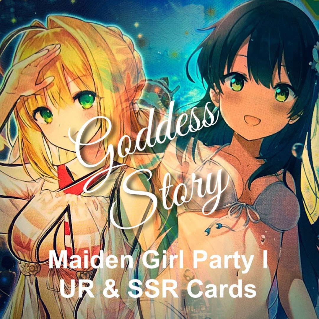Goddess Story Cards - Maiden Girl Party UR & SSR Cards - Original Girl Party Set - Collectible Waifu Trading Cards-