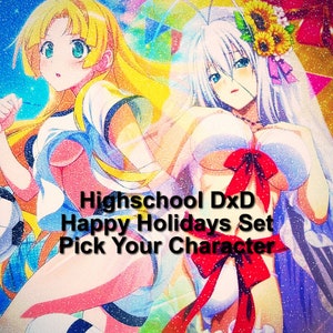 High School DxD tcg Cards | Happy Holidays Series  Anime Waifu Card Sets - Collectible Waifu Trading Cards -
