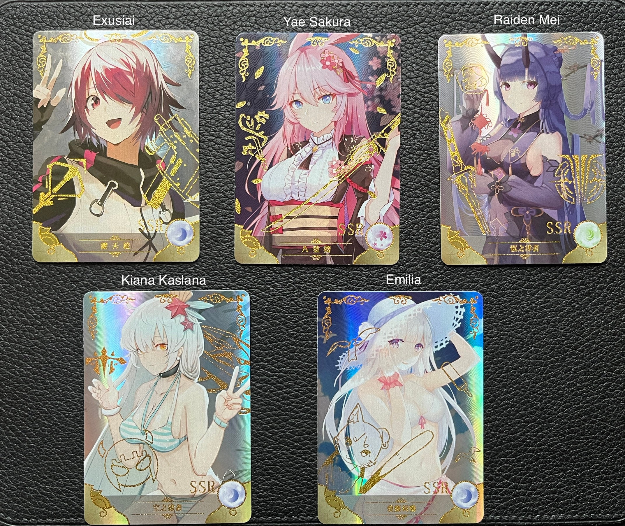 Date-A-Live 5 Card Waifu Goddess Story Nm