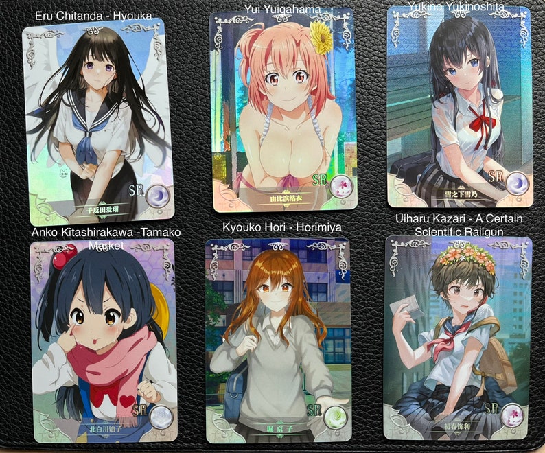 Waifu Cards Goddess Story 10M03 SR Cards Collectible Waifu Trading Cards Etsy