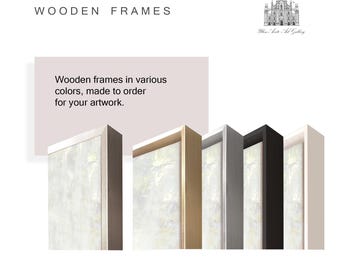 Wooden Floater Frame for Mosaic Wall Art