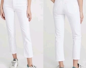 Mother SUPERIOR Jeans The Tomcat in Totally Innocent White 27 Straight