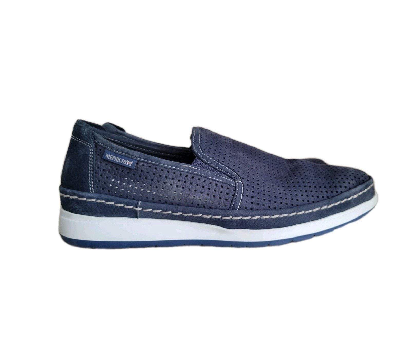 Mephisto Hadrian Loafers Mens Size 10 Leather Perforated 