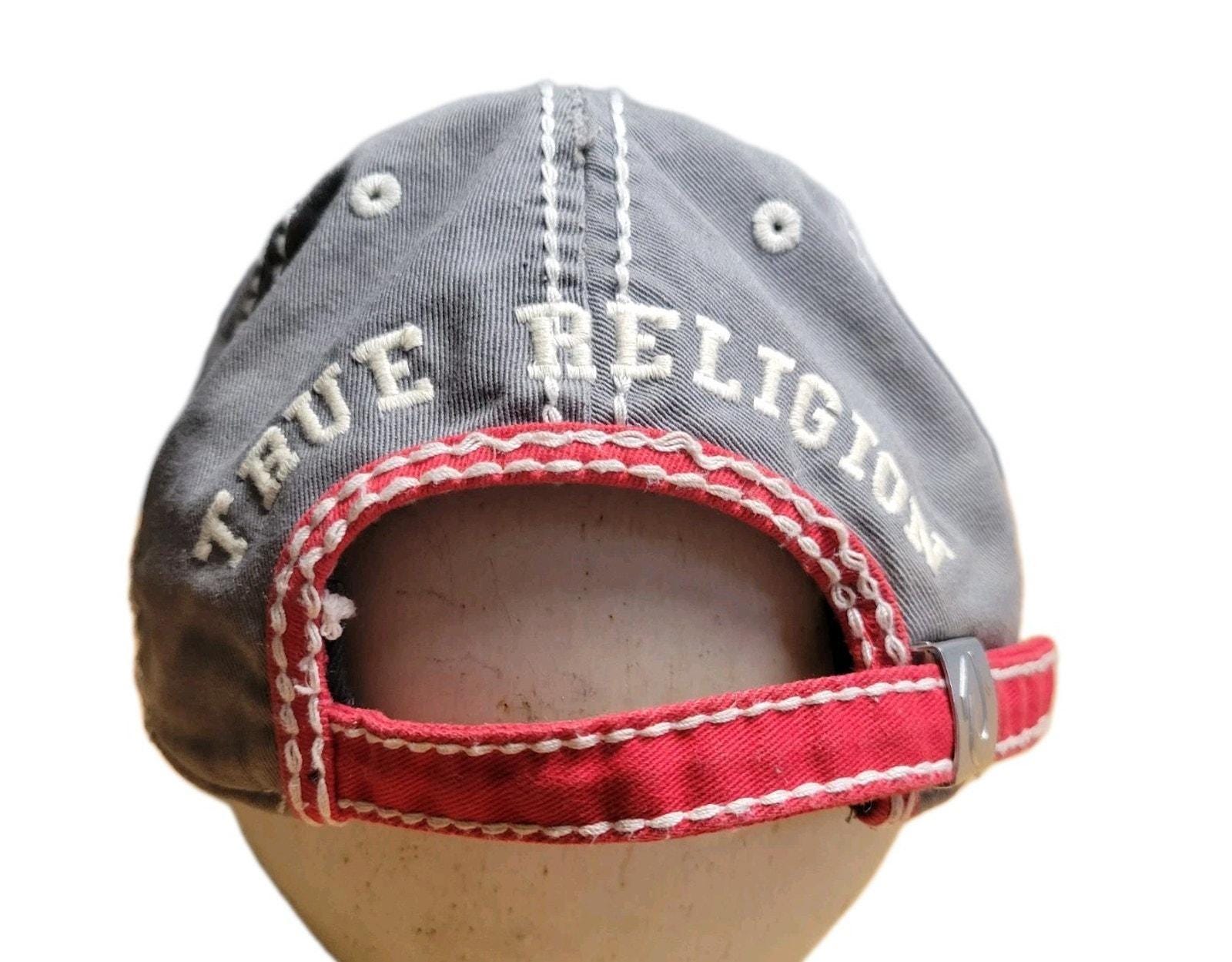 Vintage TRUE RELIGION Distressed Y2K Buddha Baseball Cap  display picture 2