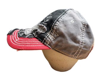 Vintage TRUE RELIGION Distressed Y2K Buddha Baseball Cap  display picture 2