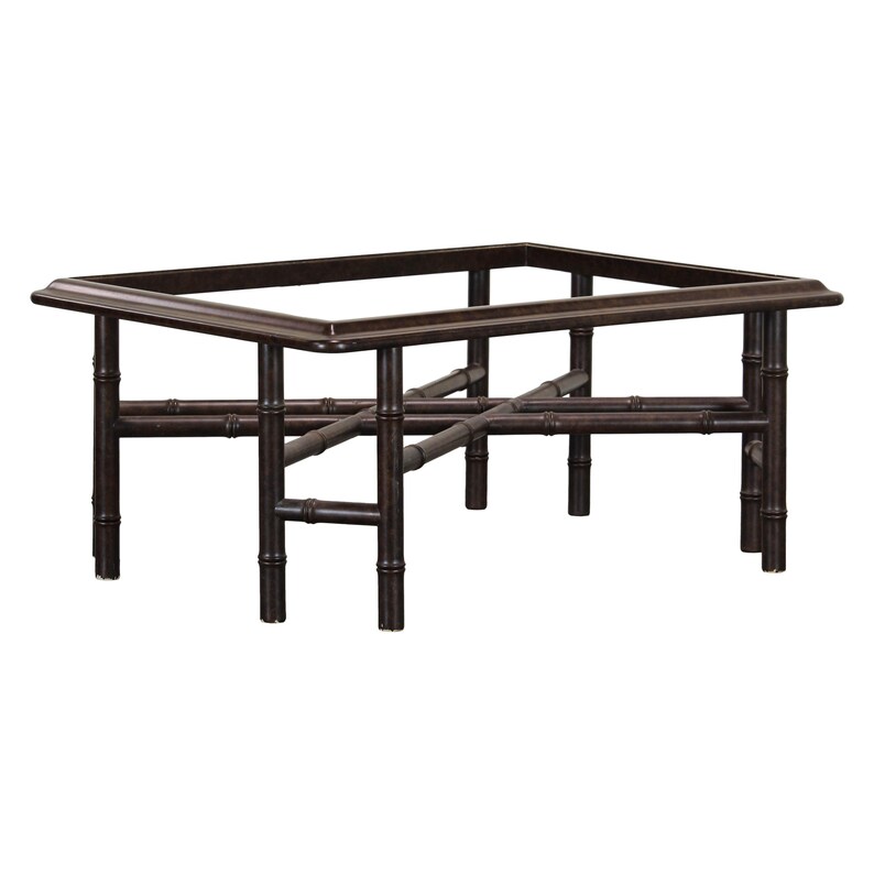 Vintage Faux Bamboo Coffee Table Etsy