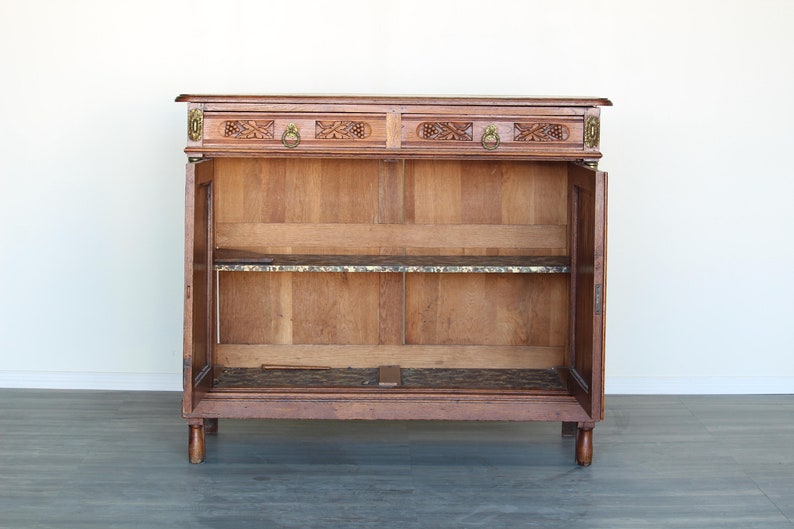 Vintage Oak Hallway With Double Doors Etsy