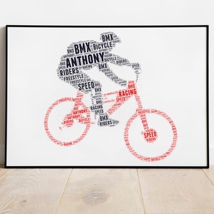 BMX personnalisé, cadeaux Bmx pour homme, affiche Bmx, Bmx maman SVG, vélo, moto, impressions Bmx, vélo, impression vélo, cycliste pour lui garçons hommes