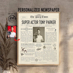Actor Gift, Personalized Actor Birthday Funny Custom Theatre Gift Him Her Men Women Male Female, Actor, Gift For Actor, Theater Student