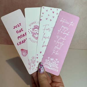 Rosa bokmärken - olika varianter