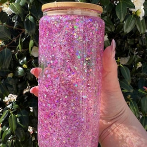 15oz Snowglobe Tumbler - PICK YOUR DESIGN - Purple - Slow Flow