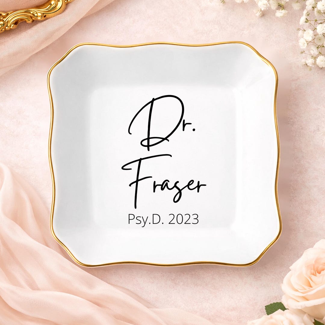 Psyd Graduation Personalized Psyd Graduation Jewelry Dish, Custom Doctor of Psychology ...