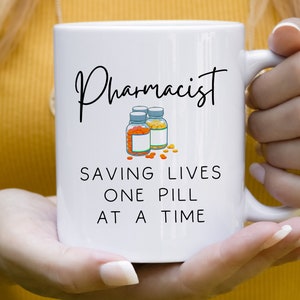 Pharmacist Appreciation Mug, Pharmacy Thank You Gift, Pharmacy Graduation Coffee Mug, Pharm Tech Cup, Pharmacist Appreciation Gift