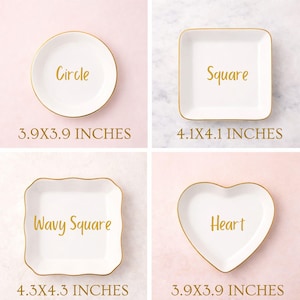 Plato de joyería personalizado para graduación de enfermería, plato para anillos de graduación de enfermería, regalo personalizado para enfermeras graduadas, bandeja de cerámica "Que estés orgulloso" imagen 5
