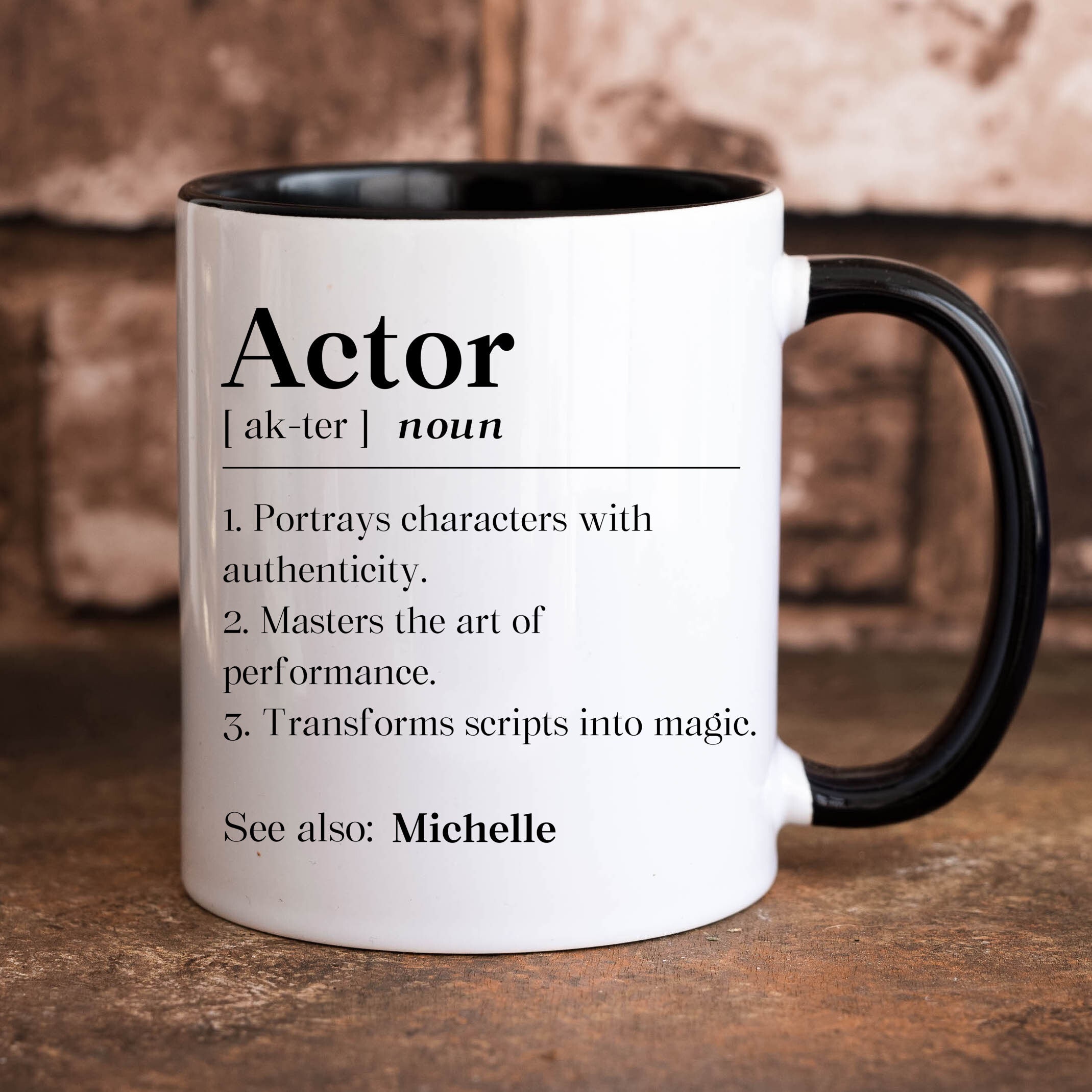 Actor Coffee Mug - Etsy