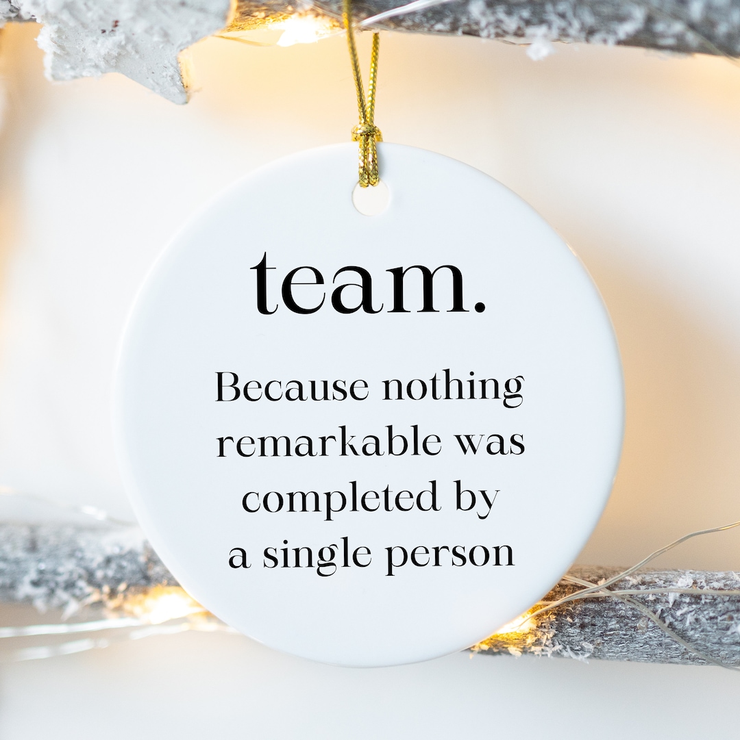 Team Gifts for Employees Ornament Corporate Gifts for Etsy