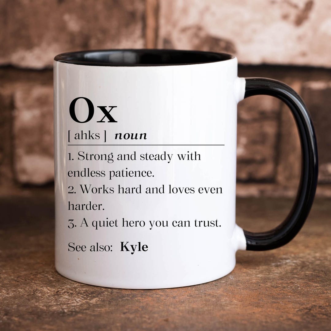 Oxgift Personalized Chinese Zodiac Ox Definition Mug, Chinese Zodiac Ox ...