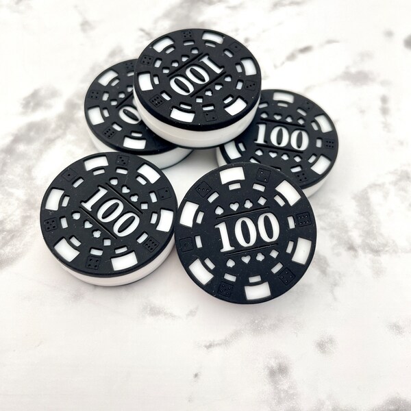 Poker Chip Keychain Etsy