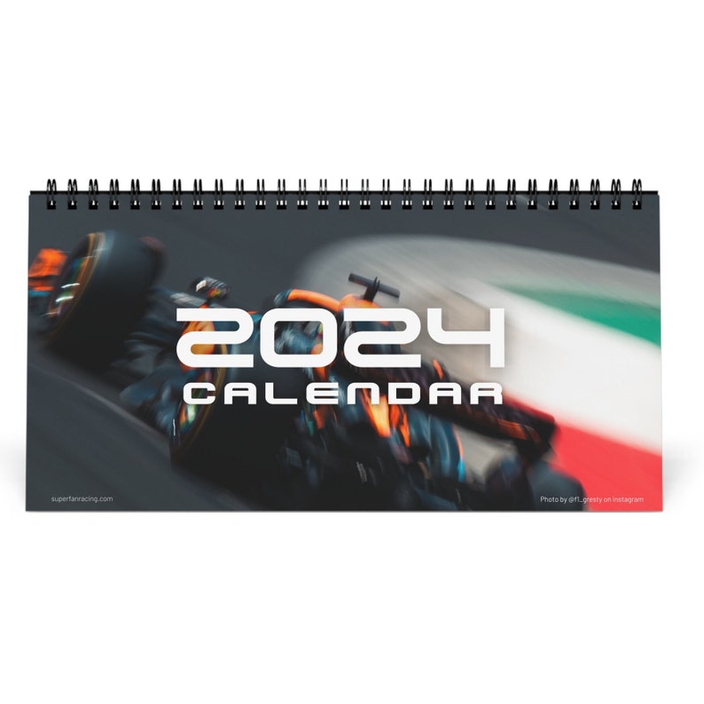 2024 F1 Desk Calendar F1 2024 Calendar Etsy