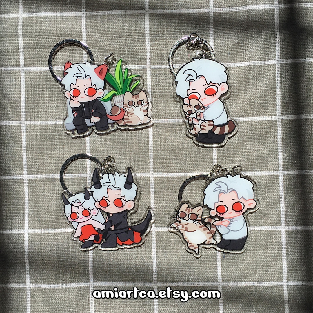 Love and Deepspace Keychain: Sylus X MC Double-sided Charm - Etsy