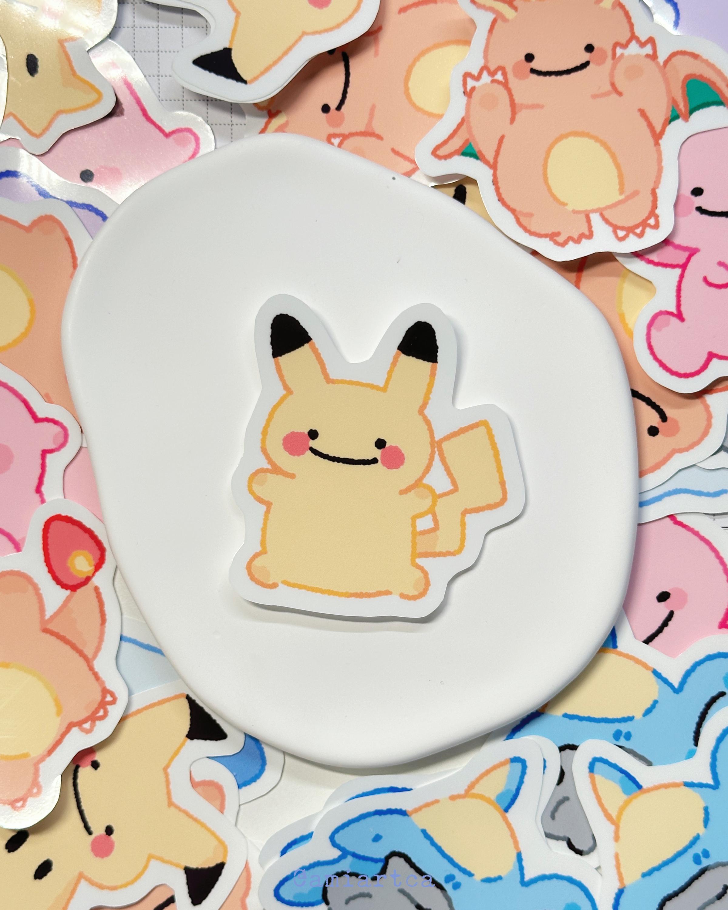 FREE SHIPPING | Ditto as Pokemon Stickers | Jigglypuff, Mimikyu, Ditto ...
