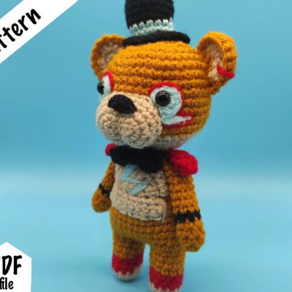 Five Nights at Freddys Crochet Pattern - Etsy