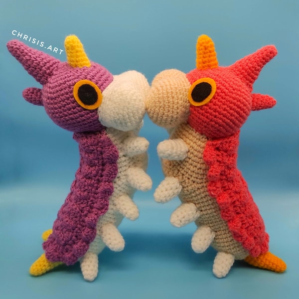 Wurmple Wurm Wurm Pokemon inspiriert Amigurumi Gehäkelt Handmade Plüschtier wurmpel