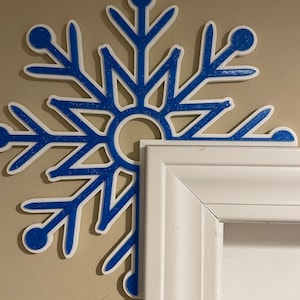 Snowflake Door Trim Corner Decoration
