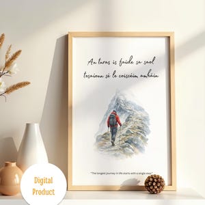 Irländskt ordspråkstryck | Digital nedladdning | Inflyttningspresent, vardagsrum, halldekor | Keltisk konst Irland