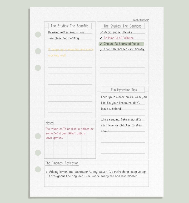 Hydration Tracker Printable | Daily Water Intake Log | Stay Hydrated ...