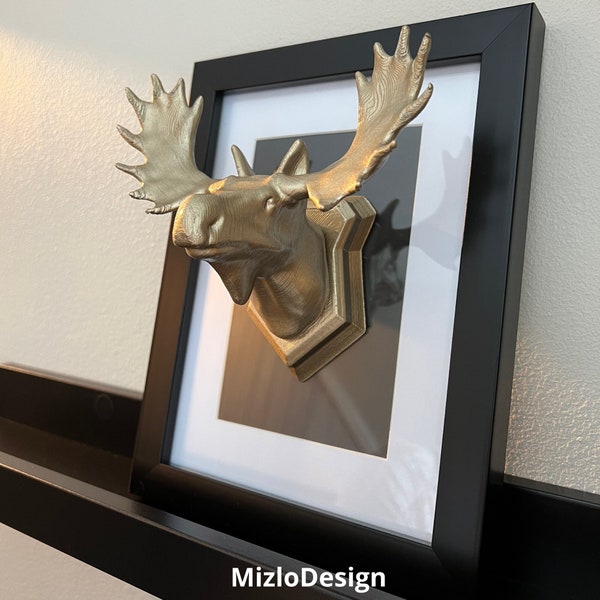 Moose Head 3D Model Digital Download stl file for 3D Printing