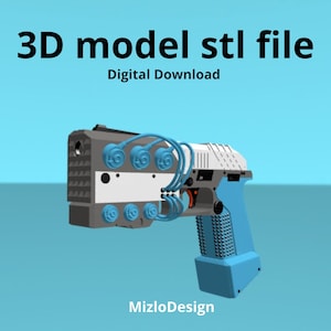 P2020 The Nullifier STL File For 3D Printing. Cosplay.  Fan Art DIGITAL DOWNLOAD