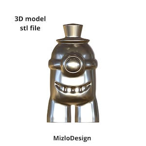 Aminiongus Character with Hat Digital Download stl file for 3D Printing