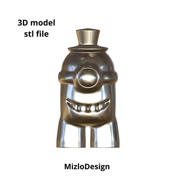 Aminiongus Personnage avec chapeau numérique Télécharger le fichier stl pour l’impression 3D