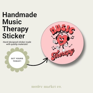 Music Therapy Sticker, Music Sticker, Music Therapist