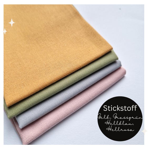 STOFF zum STICKEN, Stickstoff, Leinen, Modern Embroidery Stoff