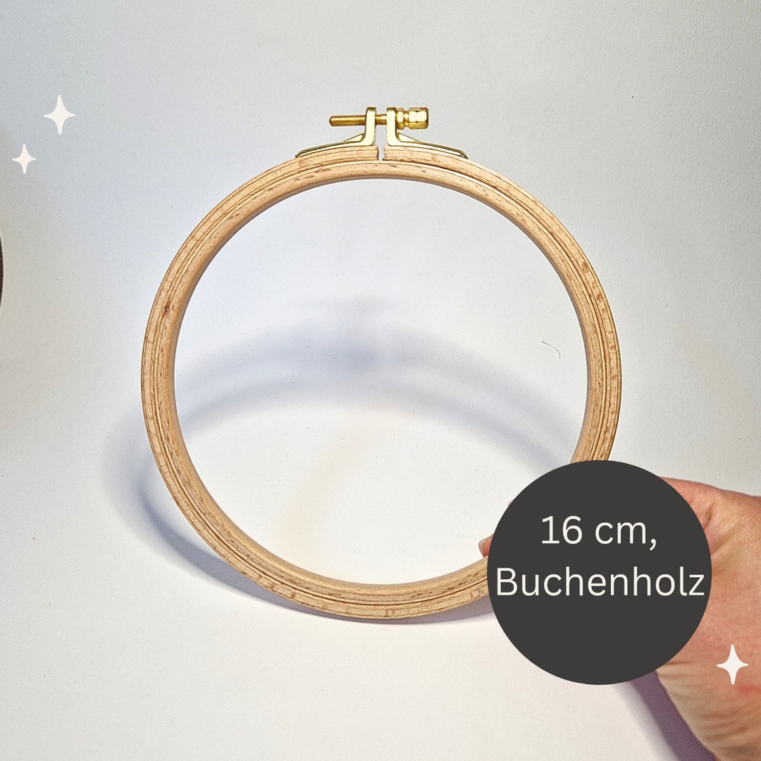 Stickring Stickring 16cm, Stickrahmen Holz, Stickring klein, Modern Embroidery ...