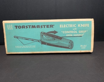 1970's VINTAGE Toastmaster Electric Knife - MODEL 6101 - w/original box