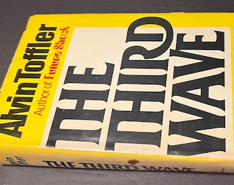 1980 The Third Ware by Alvin Toffler - VINTAGE book