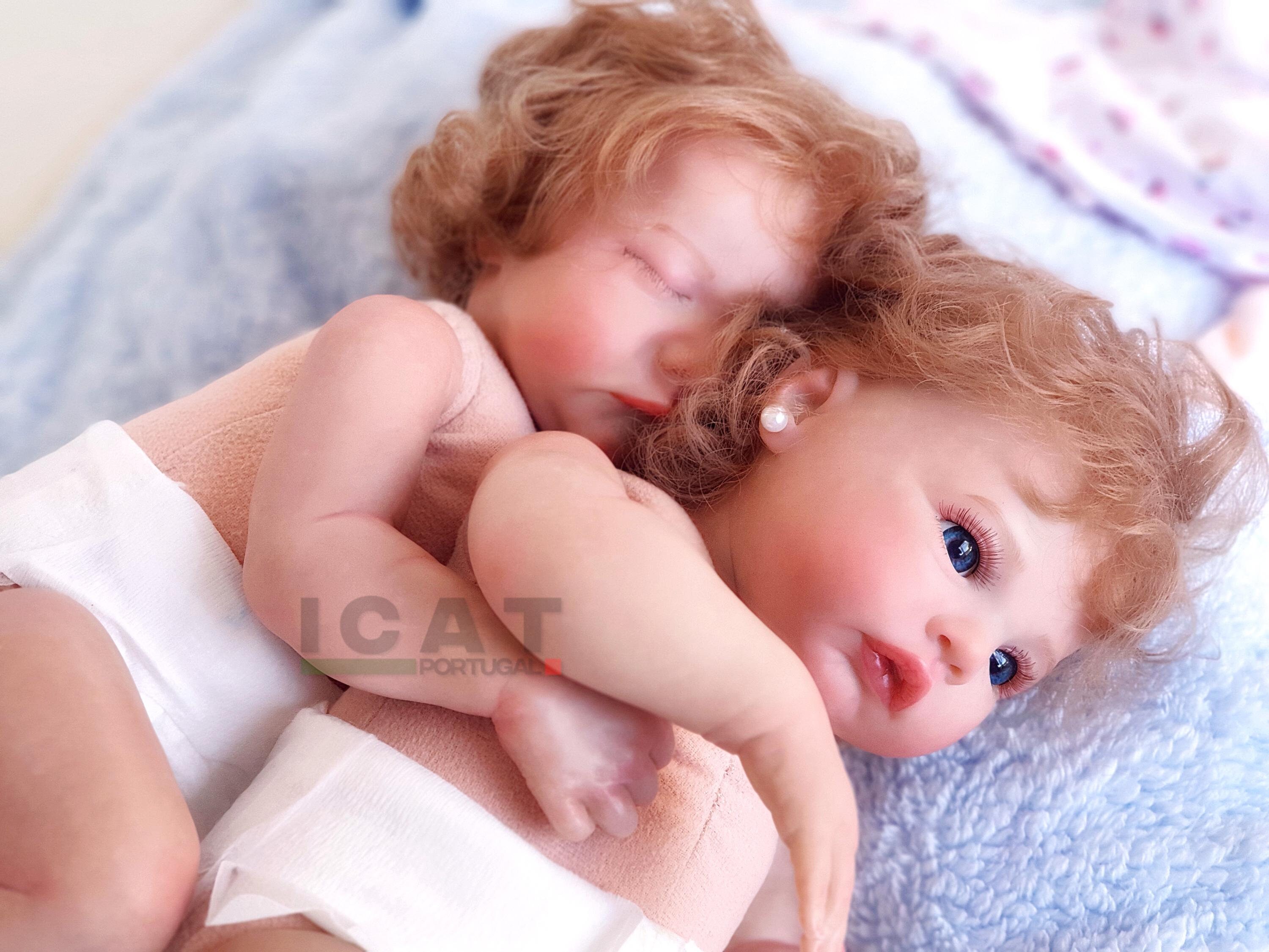 Sleeping Reborn Toddler Twins Boy And Girl Reborn Twins Boy And