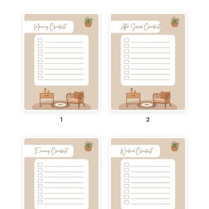 Minimalist To Do List Printable | To Do List Digital | iPad to do list  | Instant Download | bundle