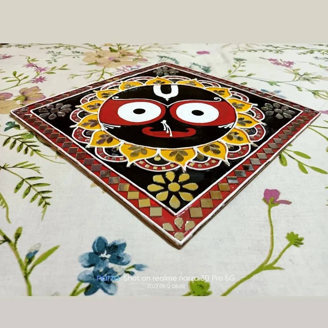 Lippan Art of Lord Jagannath Etsy Canada