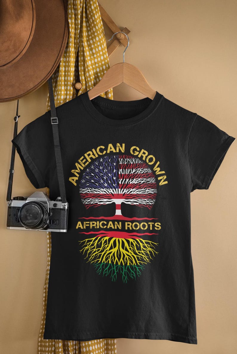 American Grown African Roots SVG PNG File, Black History Tree Roots ...