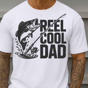 Retro Reel Cool Dad Png, Wishin&#39; I Was Fishin&#39; Png, Fishing Dad Png, FatherHood Png, Bass Fishing Png,Trendy Dad Designs,Fathers Day Gift