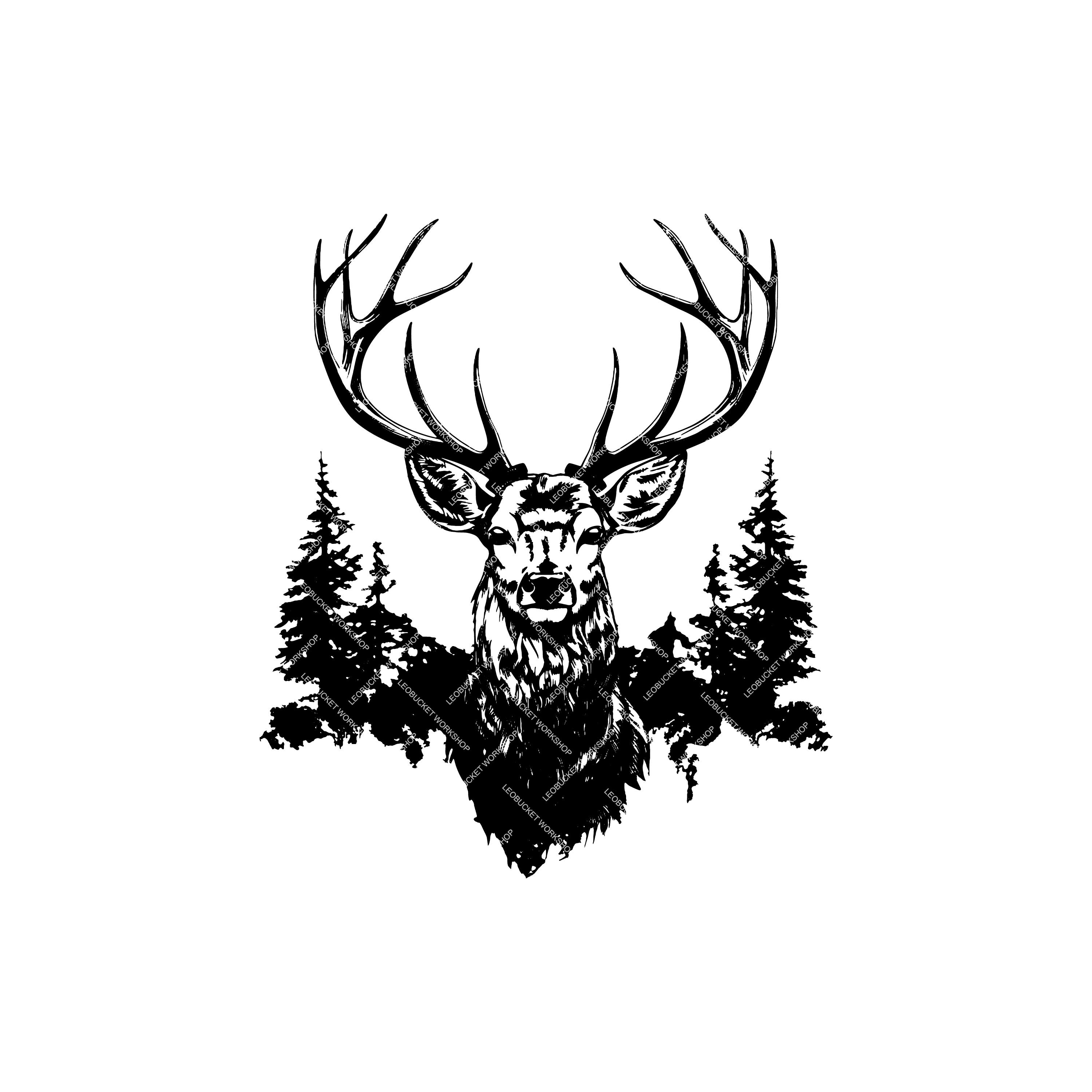 deer #deerskull #feminine #flowers #antlers #decorated #studio13tattoomg  #original #sketch | Deer drawing, Deer tattoo, Antler tattoo