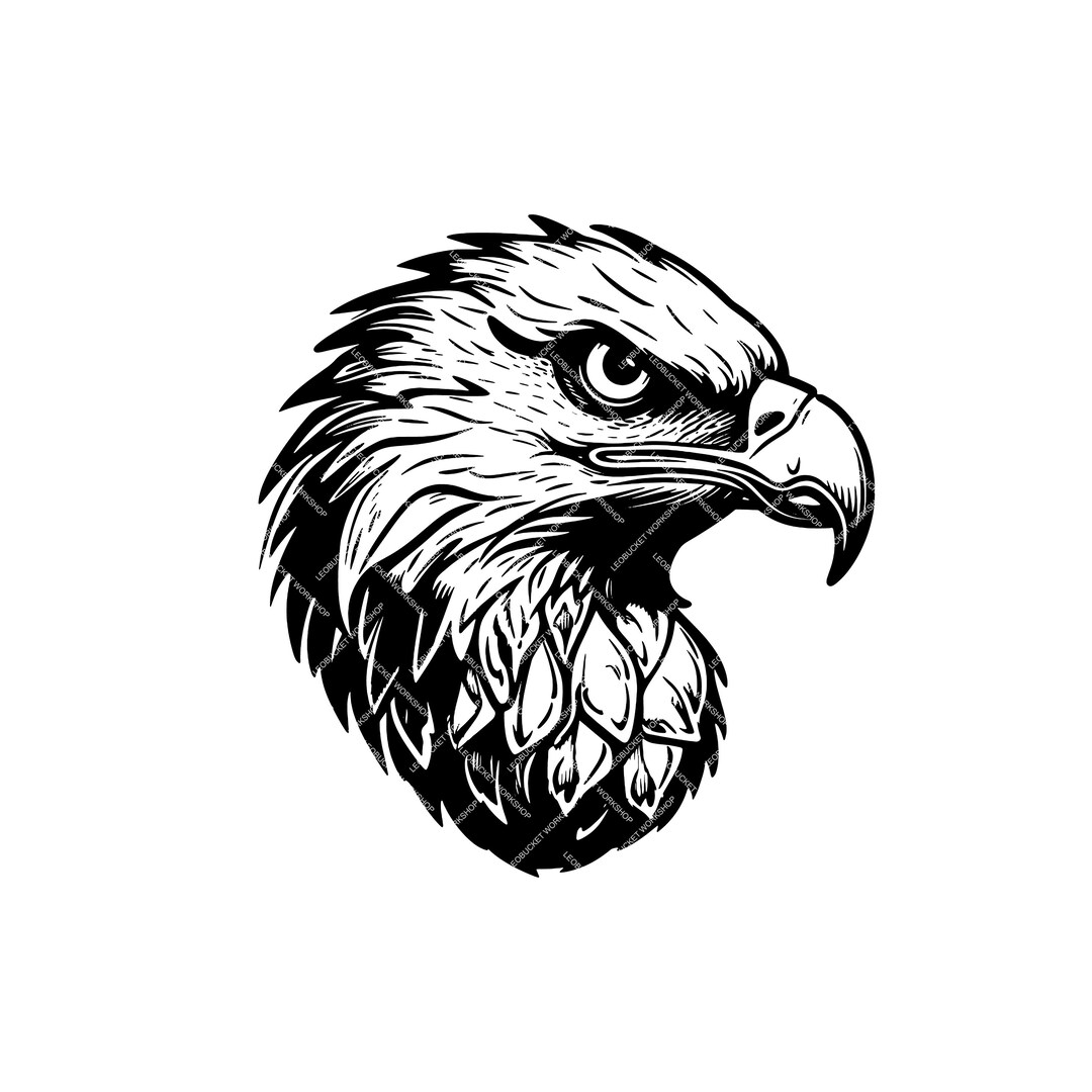 Eagle SVG Cricut Cut File Printable Vector Image for Hawk Animal ...