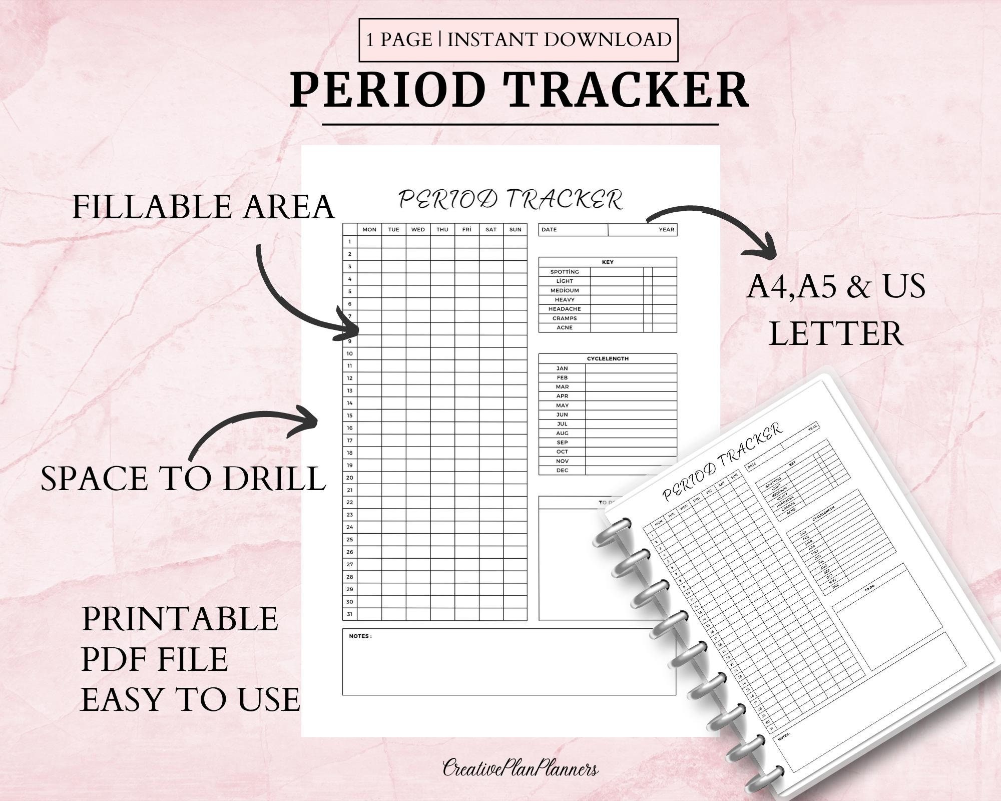 Period Calendar - Etsy period-calendar-etsy