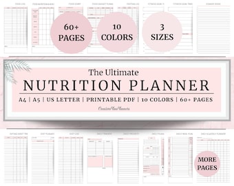 Ernährungsplaner, Fitness Journal, Gesundheitsziele (PDF)