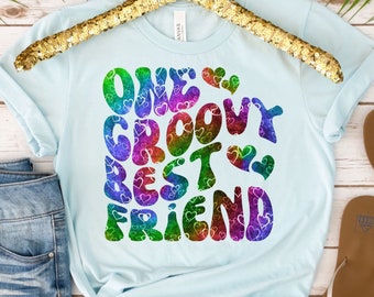 Retro Best Friend Shirt, Matching Friend Shirt, Sister Gift Shirt, Cute Friend Shirt, Gift For Best Friend, Besties Retro Shirt, Best Friend